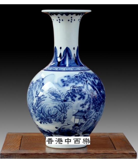 青花瓷賞瓶 花瓶